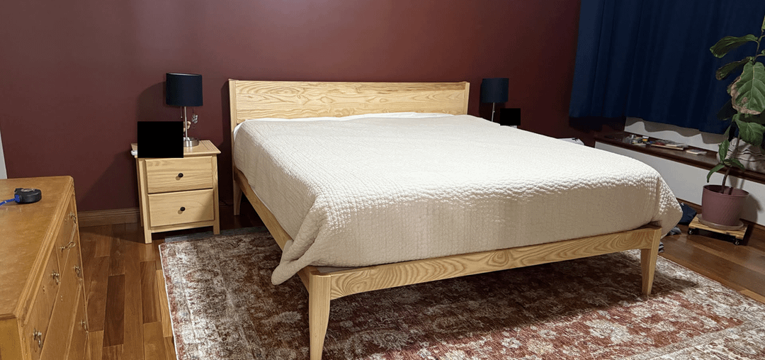 Bedroom almost complete, I think we just need to pick a new quilt/duvet