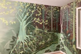 Bringing the forest inside for an epic kids room!!