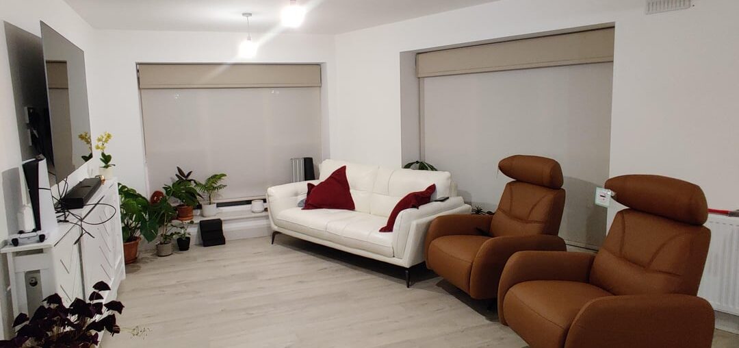 Help make the brown recliners fit in