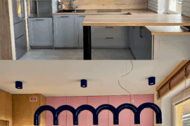 Kitchen remodel - before/after