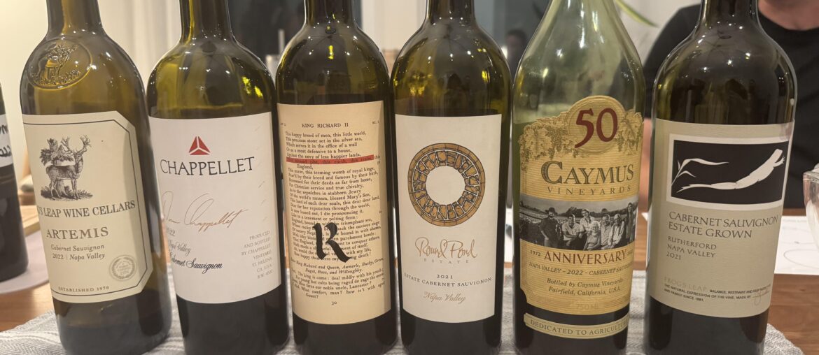 Napa Cab Blind Tasting Grand Finale – Top 2 from Each Flight Go Head to Head