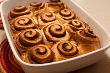 Cinnamon rolls (sans glaçage)