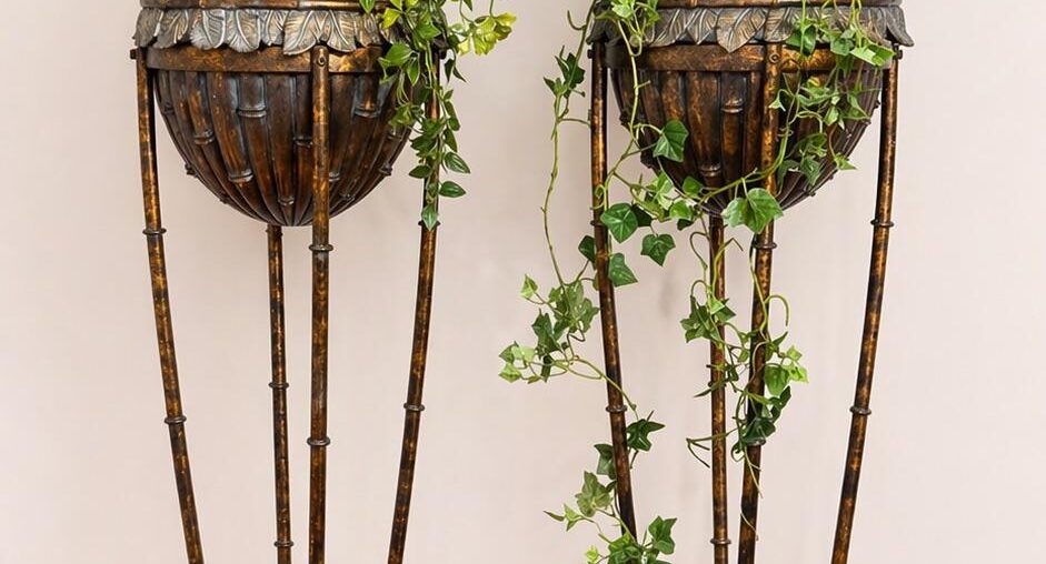 What to do with these beautiful antique pot stands?