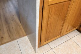 How to get my cabinets the same color as my floors?