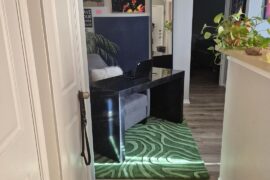 After much back and forth, this is tbe result of my home office. Do I have too many things? Do I need a tall lamp? Other rooms will be posted, soon