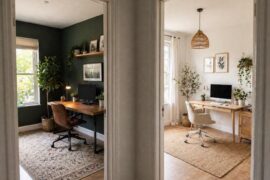 Painted accent wall vs wallpaper accent wall