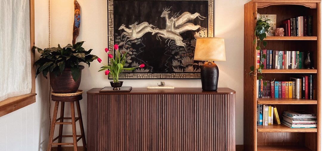 Before and after painting and furnishing!