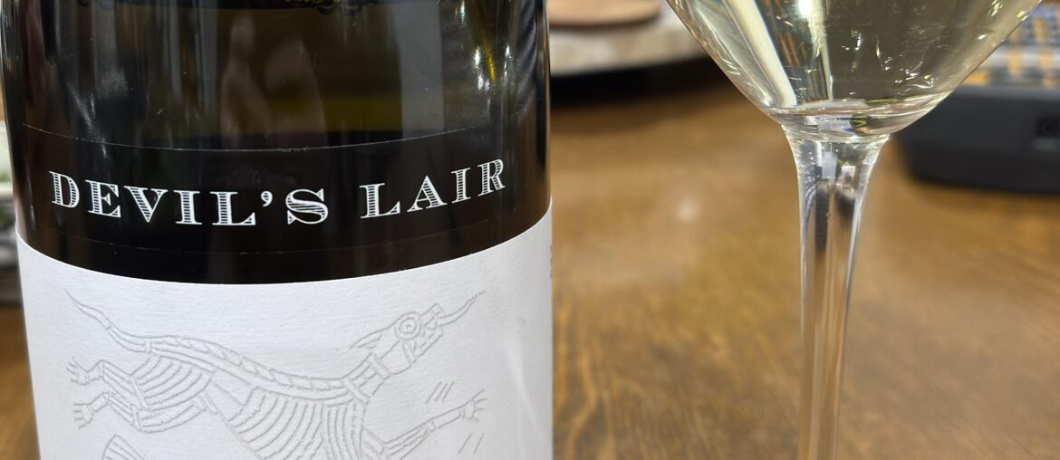 ‘22 Devil’s Lair 9th Chamber Chardonnay. Margaret River Western Australia.