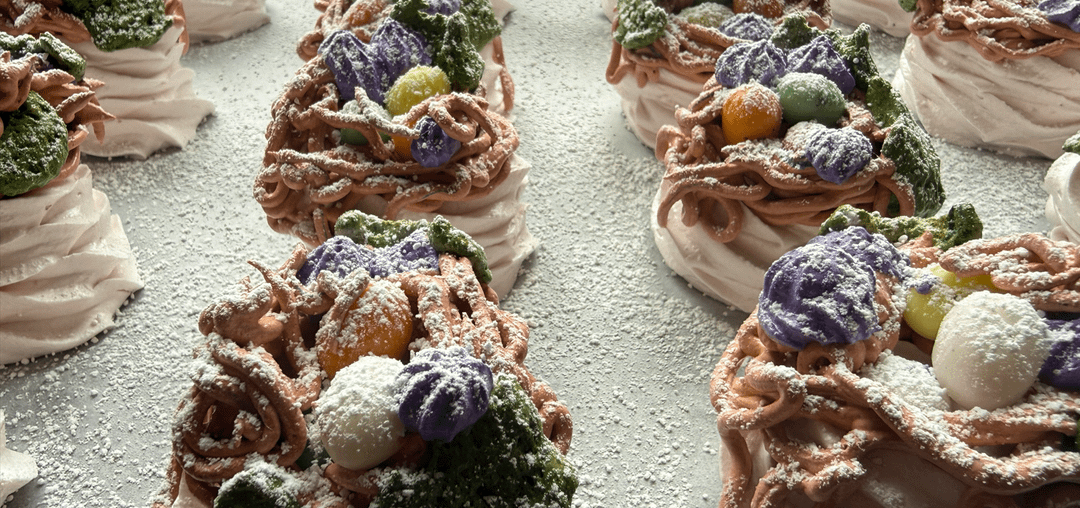 Nids de Pâques en Zéphyr & Meringues !