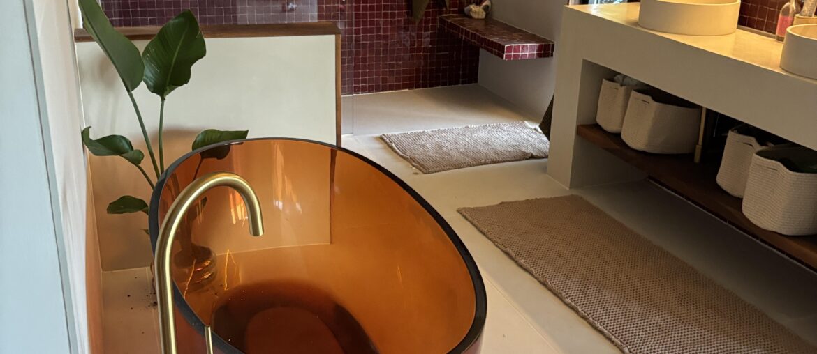 Just finished my master bathroom as part of a big remodel. It’s open concept in the master, which sounds radical but 10/10 THE BEST THING EVER! (There’s 2 other bathrooms anyway)