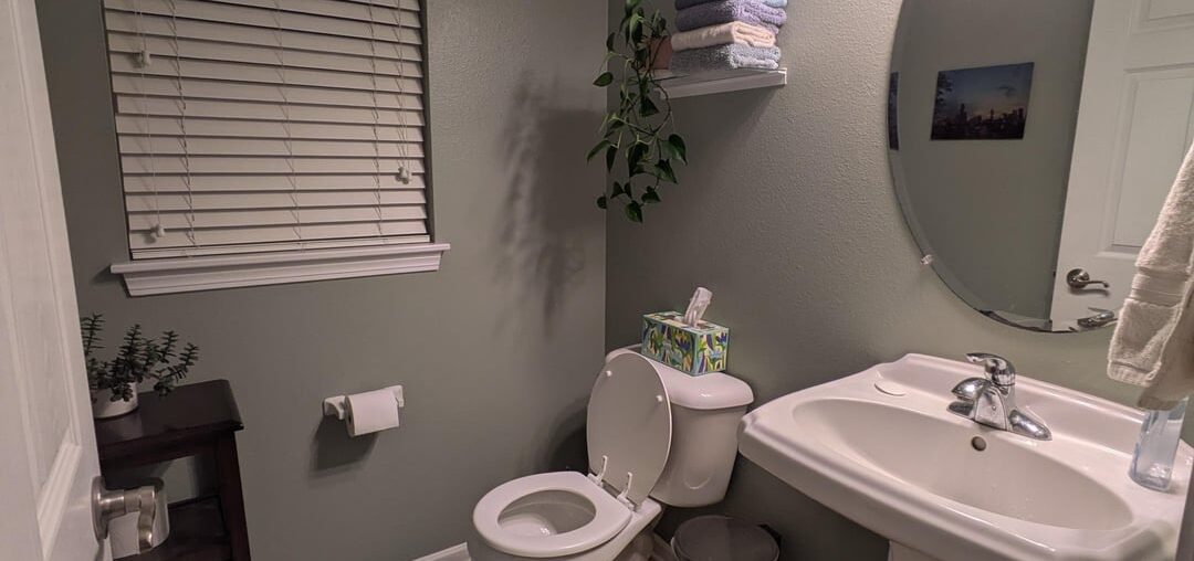 Updating a little powder room