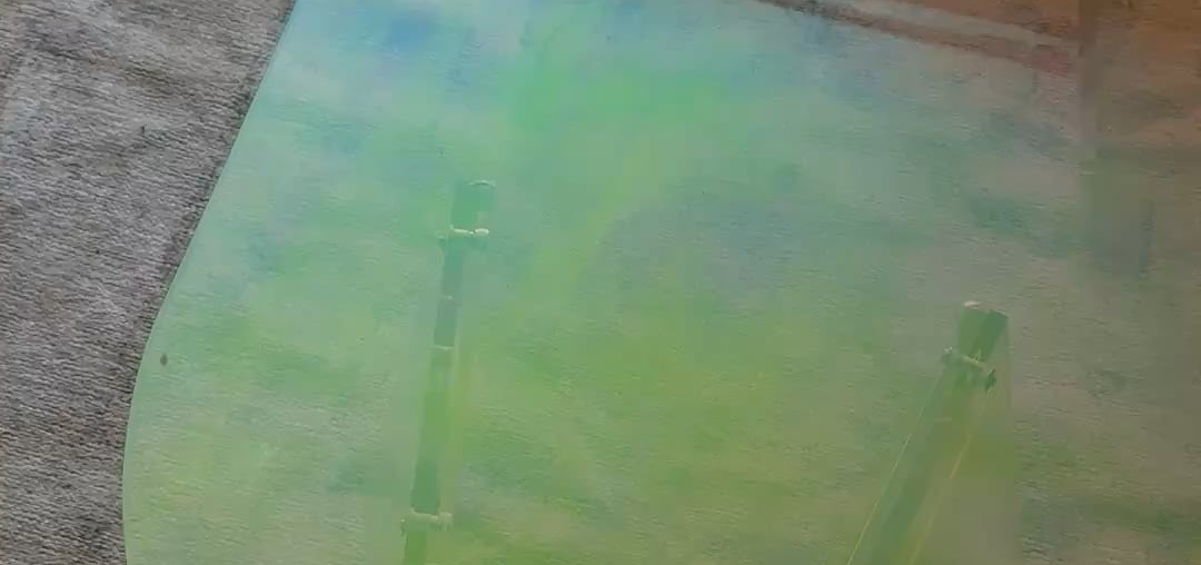 Love my new dichroic coffee table. ✨🌈🦄🥹