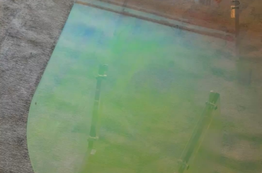 Love my new dichroic coffee table. ✨🌈🦄🥹