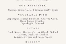 BYOB White pairing recommendation