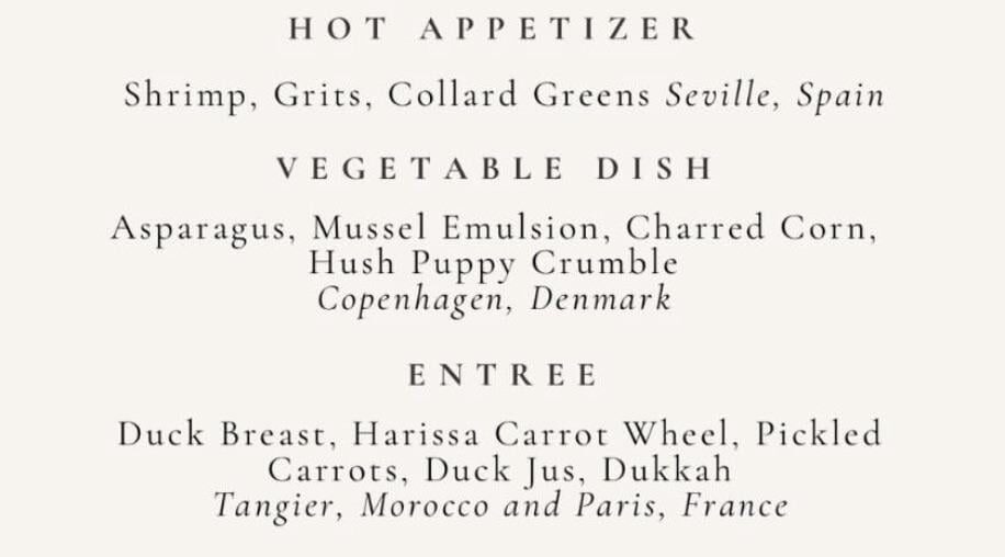 BYOB White pairing recommendation