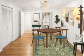 Opinions requested - light wood or walnut in dining room