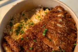 Je cherche désespérément la recette du "Crousti Poulet" de chez Kaizen Sushi (le riz orange !)