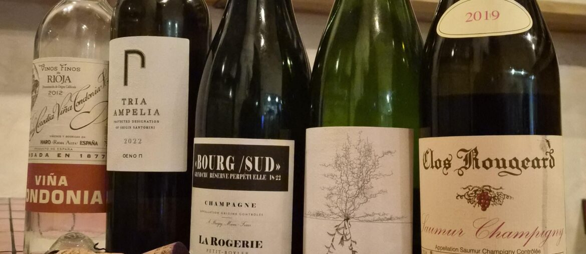 Amazing bottles were opened last night.