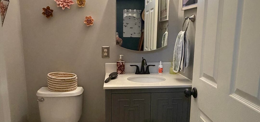 I redid my half bath - decor only