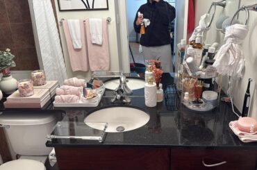Is there too much going on on my bathroom counter?