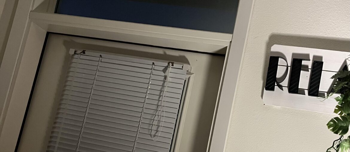 Ideas for styling a transom window above my door?