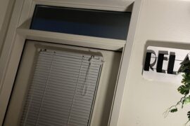 Ideas for styling a transom window above my door?