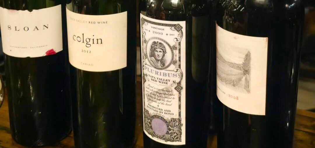 Epic Napa wine night, featuring Colgin, Bond, Abreu, and Sloan!
