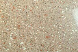 Advice needed: color challenge, level peachy terrazzo floor