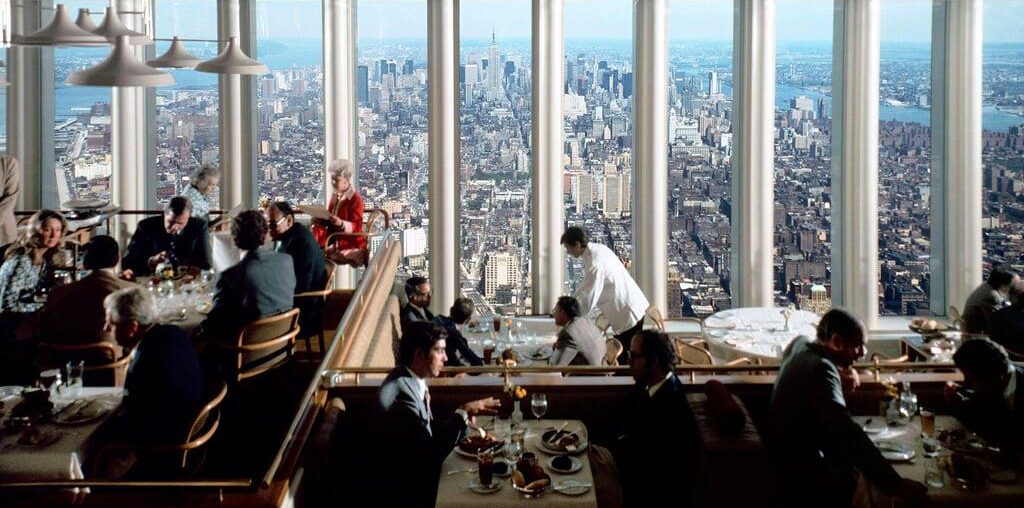 April 19, 1976. The Windows of the World restaurant opens in the World Trade Center.