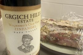 10 year old, old vine Zinfandel from Grgich Hills.