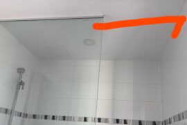 Shower curtains here?