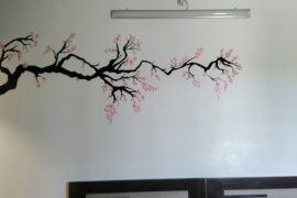 Painted a bedroom wall