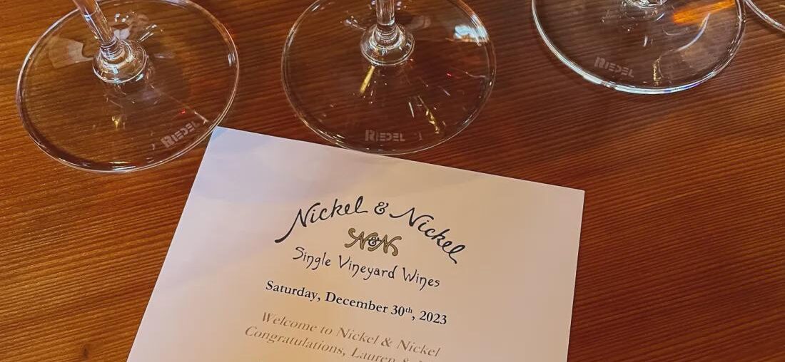Napa Valley Cab tasting at Nickel & Nickel