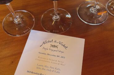 Napa Valley Cab tasting at Nickel & Nickel