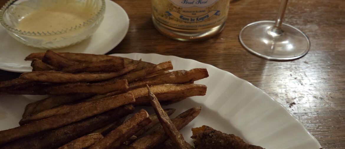 Chicken fingers and bubbles