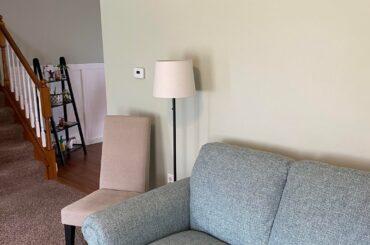 Reupholstered the couch. What color should I paint the walls?