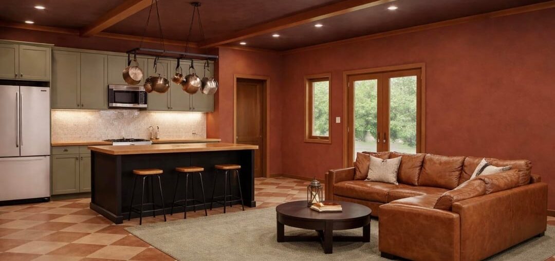 Dramatic paint colours