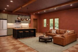 Dramatic paint colours