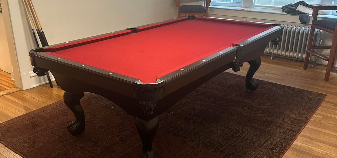 What to do with color of pool table and rug