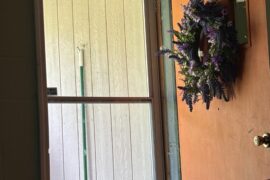 How to decorate this weird part of my porch?