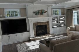 What should I buy to put on these shelves (staging the house)