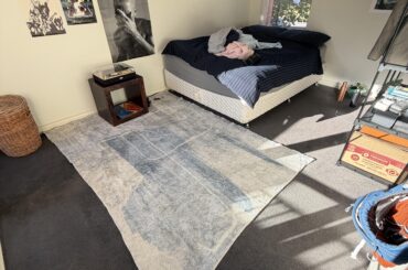 How should I position the rug?