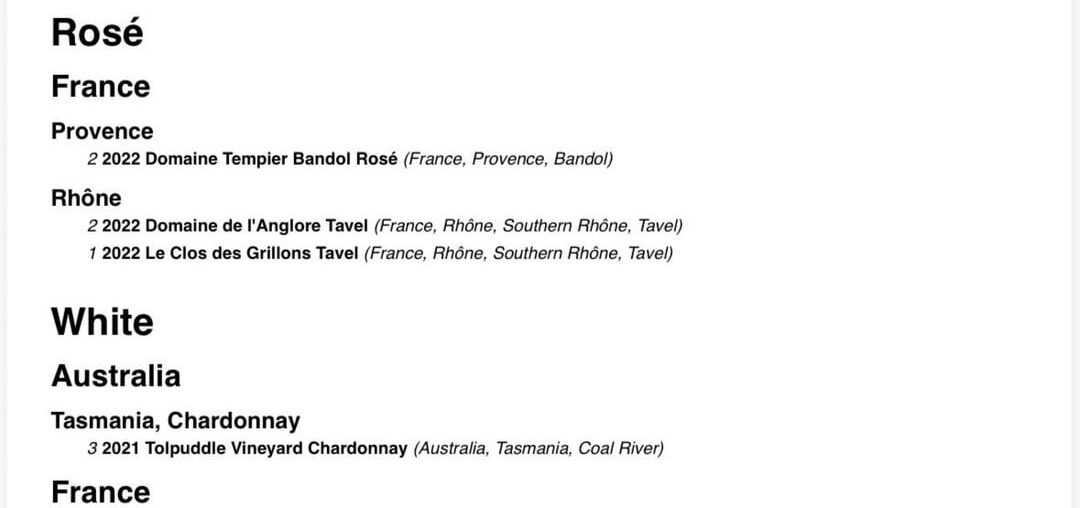 Given my current collection, what other countries/ regions/ winemakers should I try? Thank you!