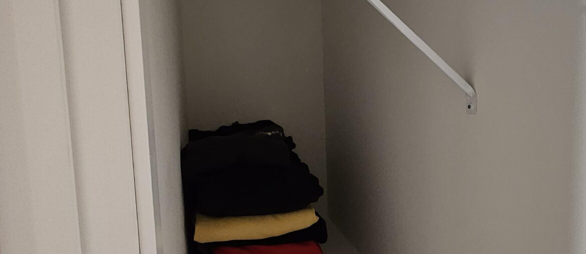 Help! What do i do with this cubby in my new closet? 3x1½ ft