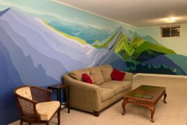 Bringing the best of the parkway inside to liven up a dark Cville basement :)