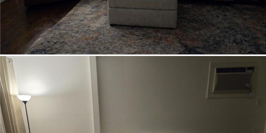 Which ottoman size looks better?