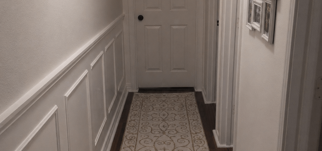 Wainscoting hallway, left wall or both walls?
