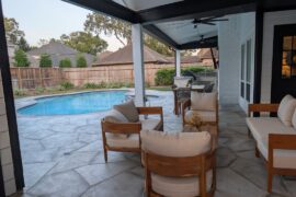 Help us decide - charcoal gray or a brown fence stain.