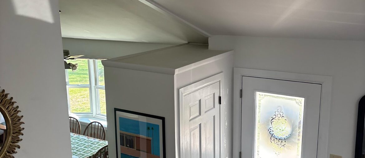 Space above coat closet