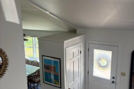 Space above coat closet